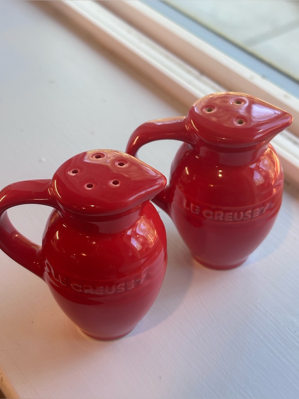 Le Creuset Salt and Pepper Shakers